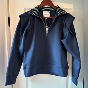 NWT Addison Bay navy quarter zip - small